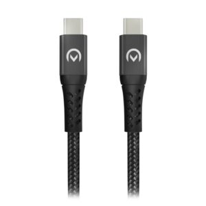 Mobilize Nylon Braided Cable USB-C 2m. Black